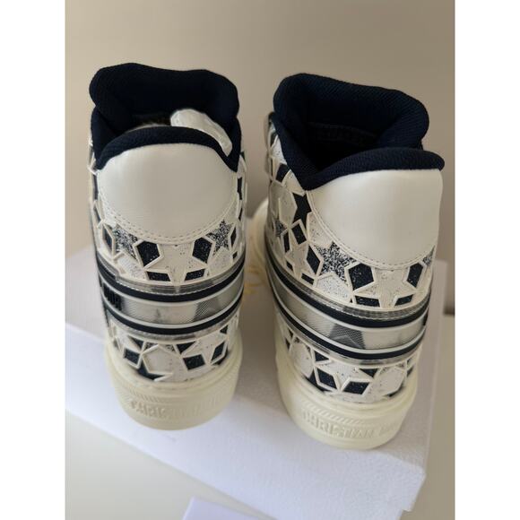 $1150 Christian Dior Walk N Dior Star Leather Sneakers Men Unisex Size 41 Shoes main image 9